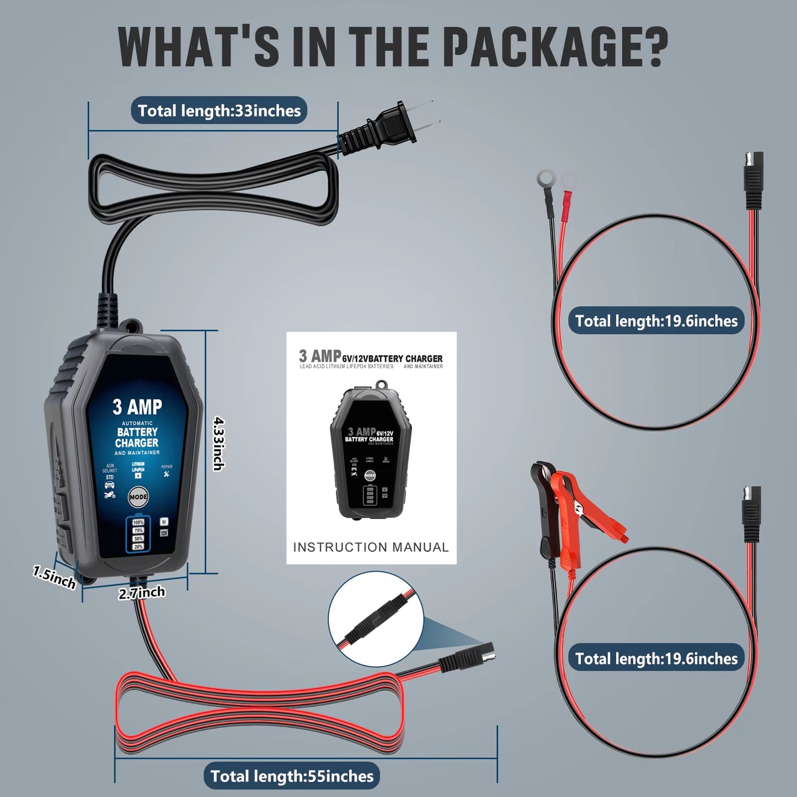 Voltebax Trickle Charger For Car Battery