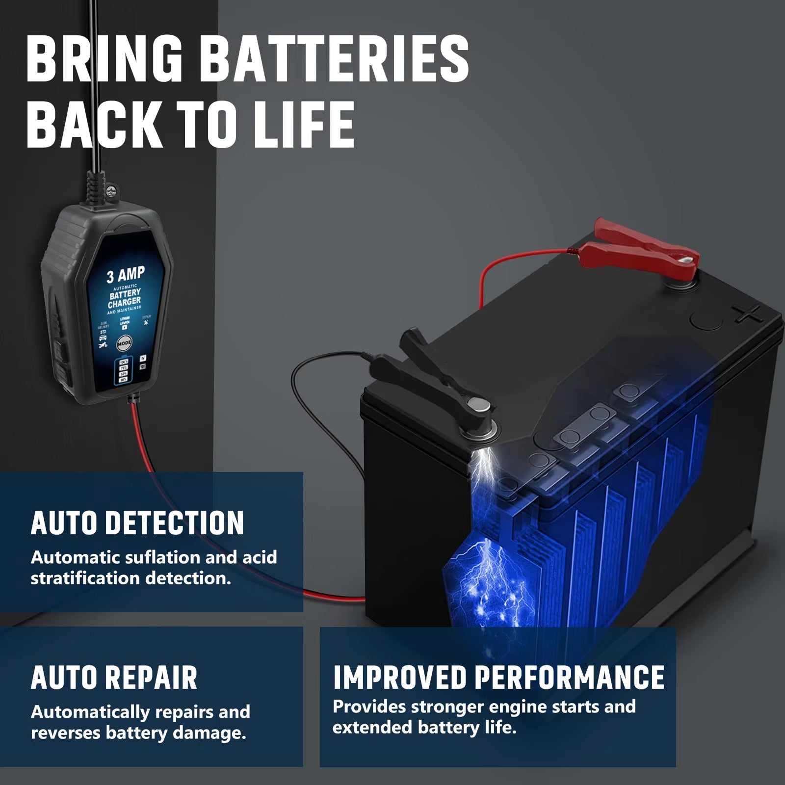 Voltebax Trickle Charger For Car Battery