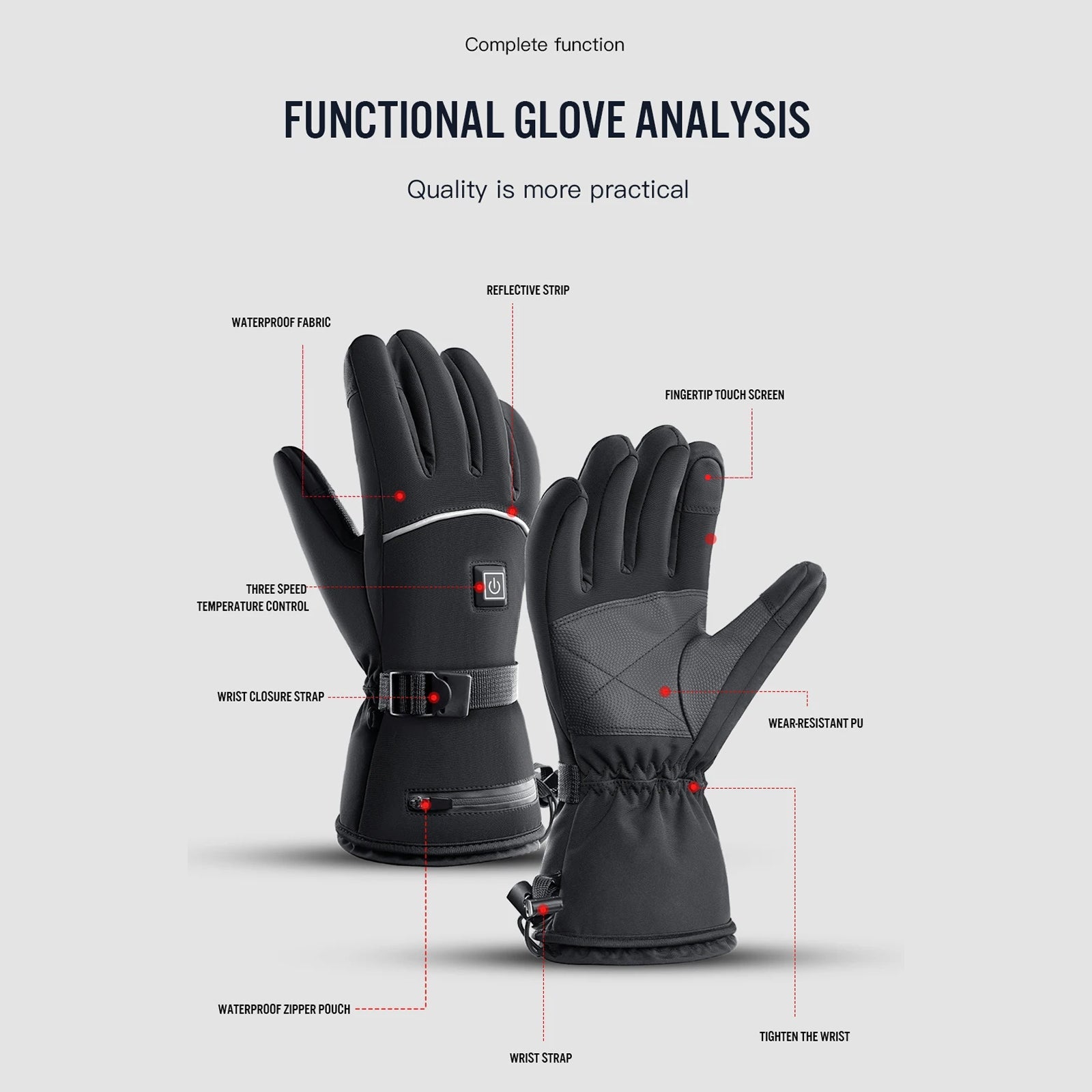 WarmVoltx Heated Gloves