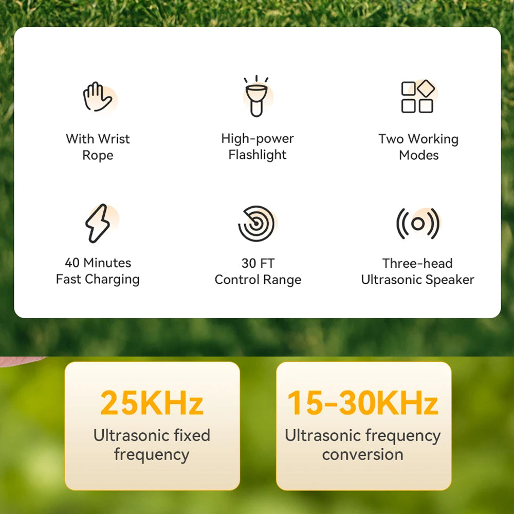 Zentunix Ultrasonic Dog Bark Deterrent