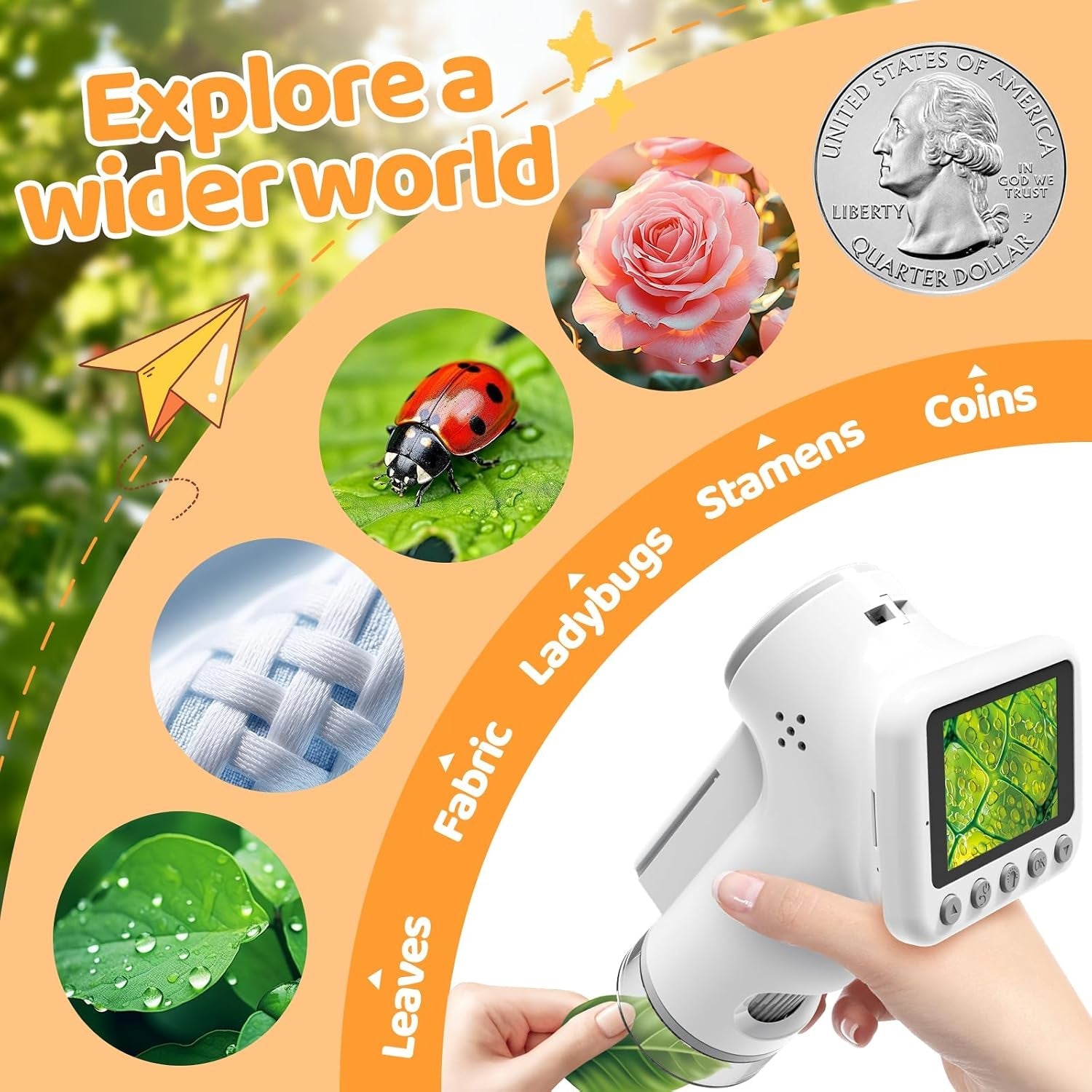Zoofokid Microscope for Kids